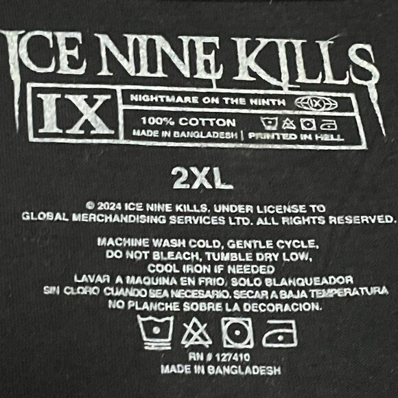 Ice Nine Kills Take Your Pic Rock Album T-shirt size 2XL - Picture 3 of 5